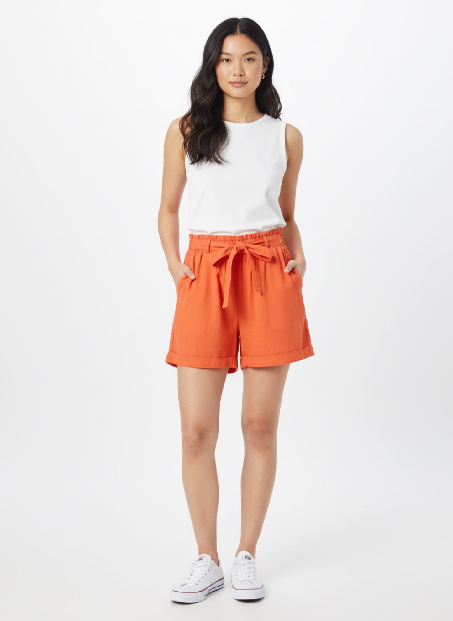 ORANGE BOW TIE SHORT