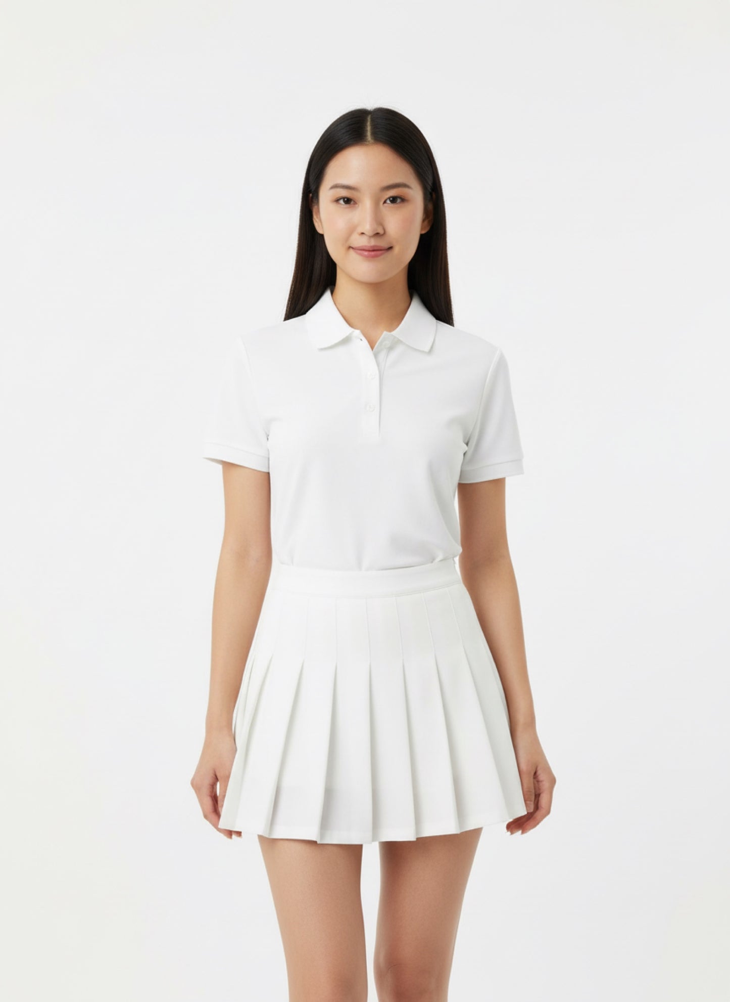 WHITE TENNIS SKIRT