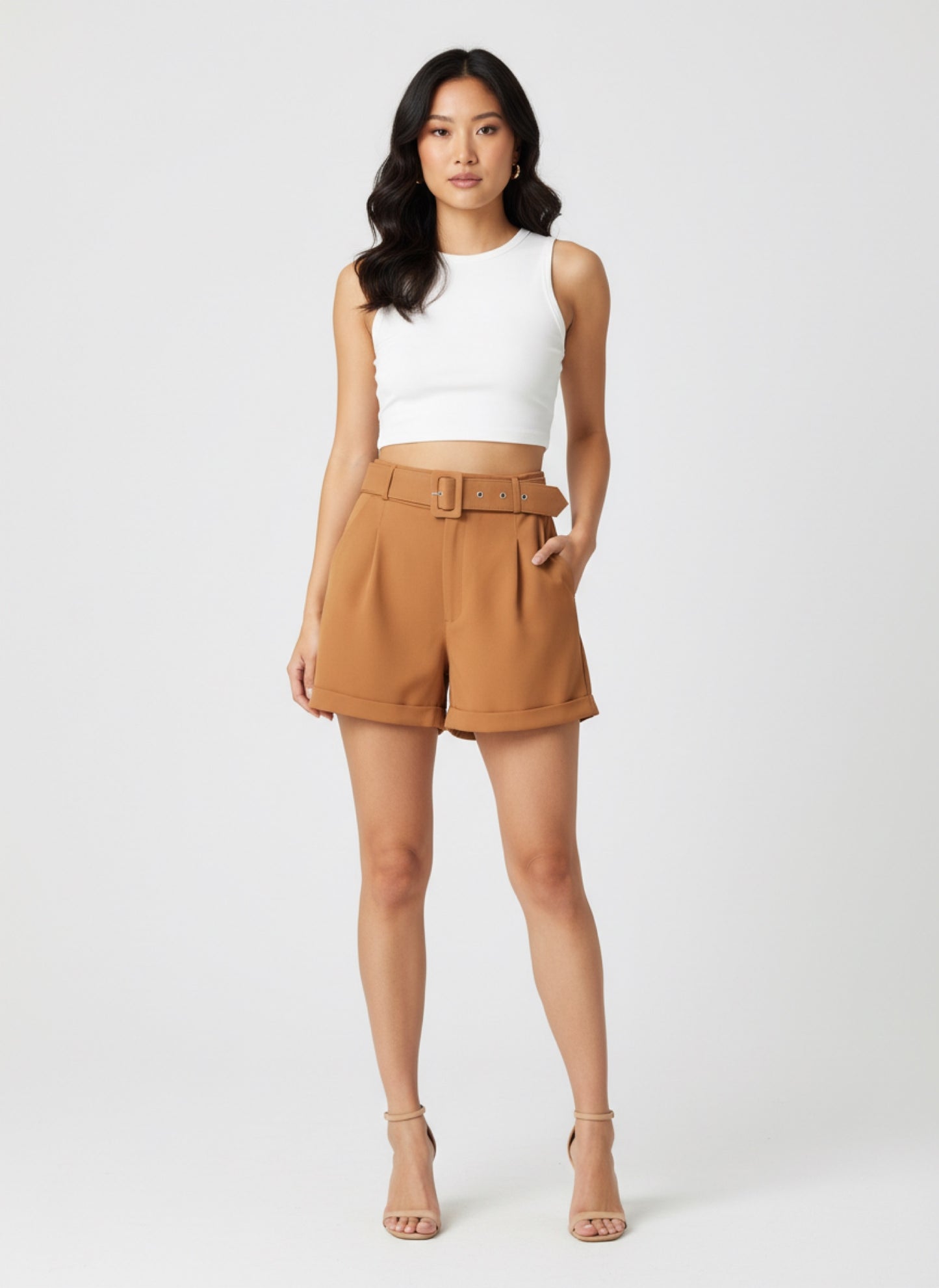 SHORT CHIC CAMEL