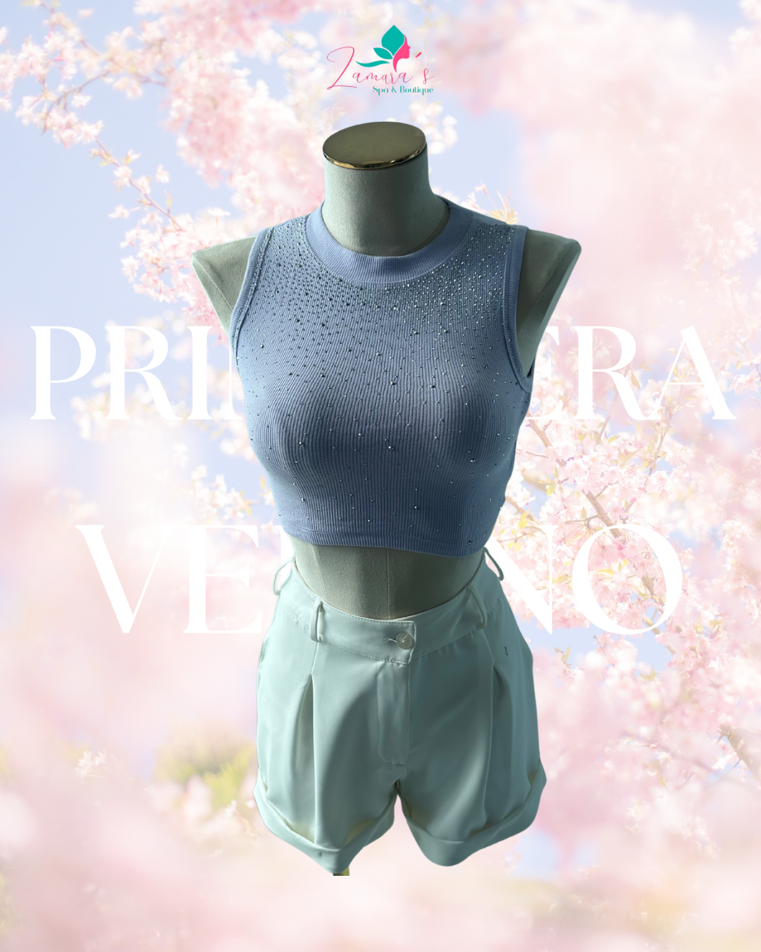 TOP CON BRILLO - VERANO ILUMINADO