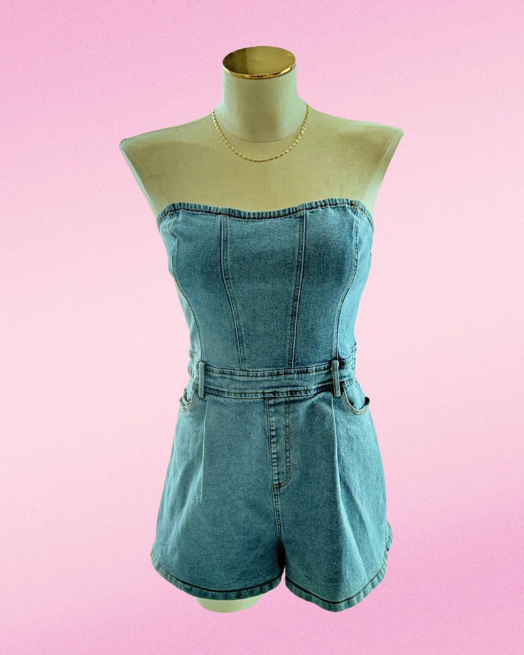 DENIM JUMPSUIT - LELIS COLLECTION