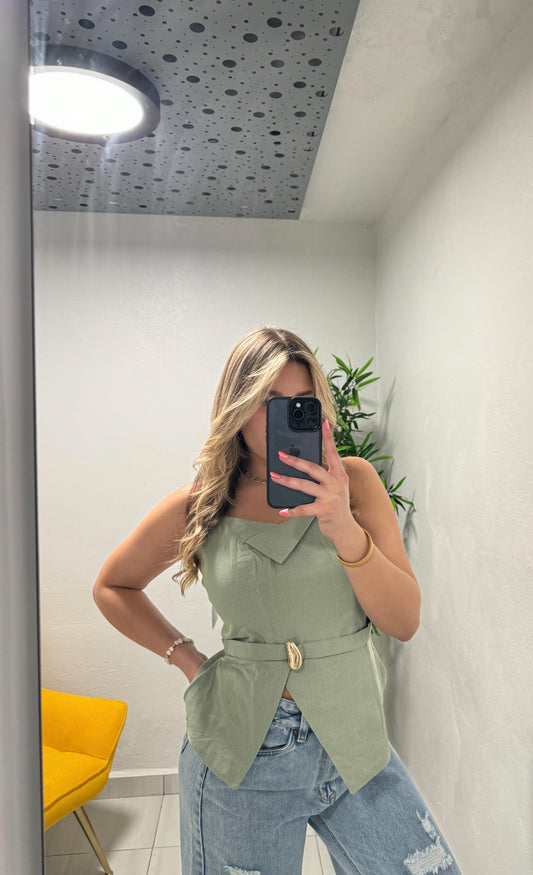 SAMANTHA TOP - VERDE MENTA