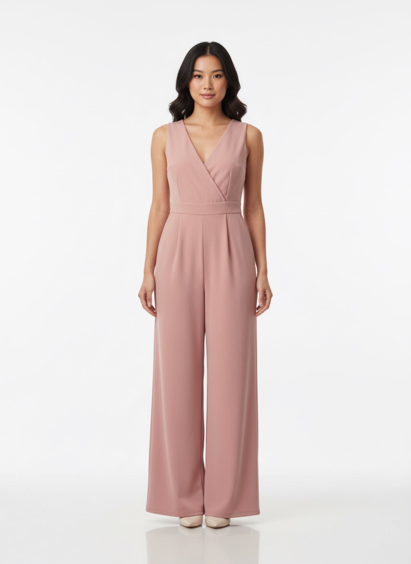 PINK WIDE LEG JUMPSUIT
