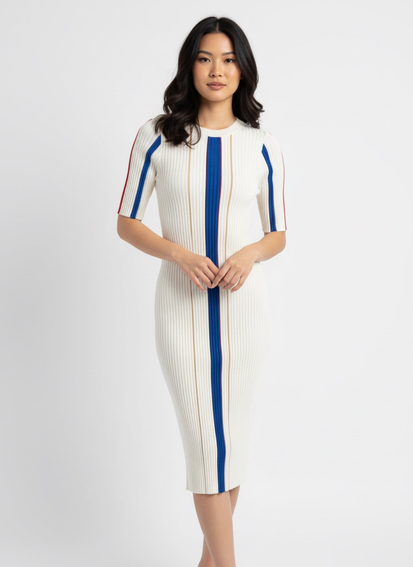 BLUE LINES ELEGANT DRESS