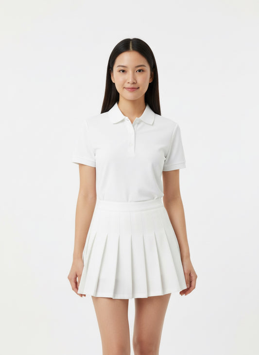 WHITE TENNIS SKIRT