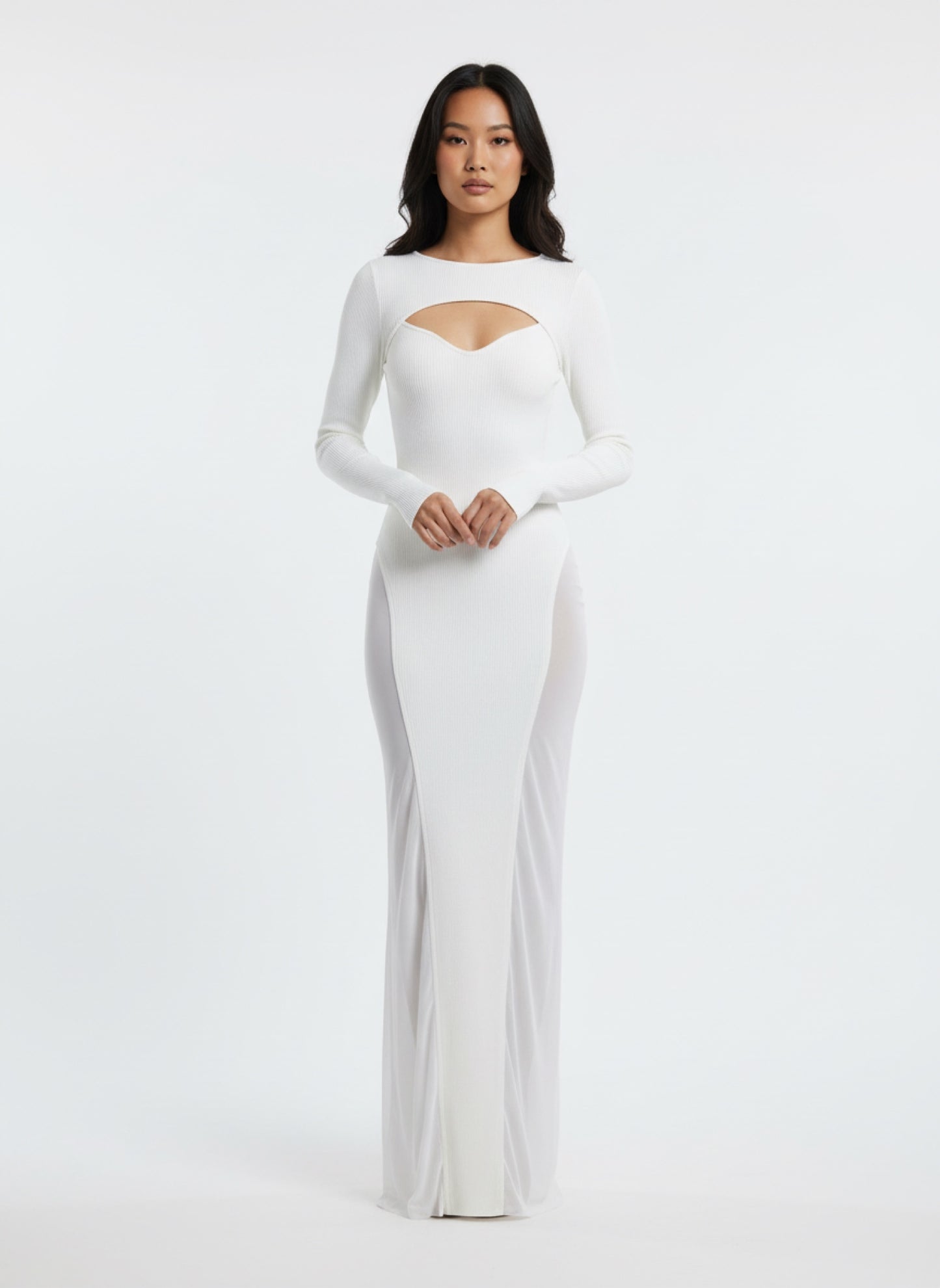 IVORY LONG WHITE DRESS