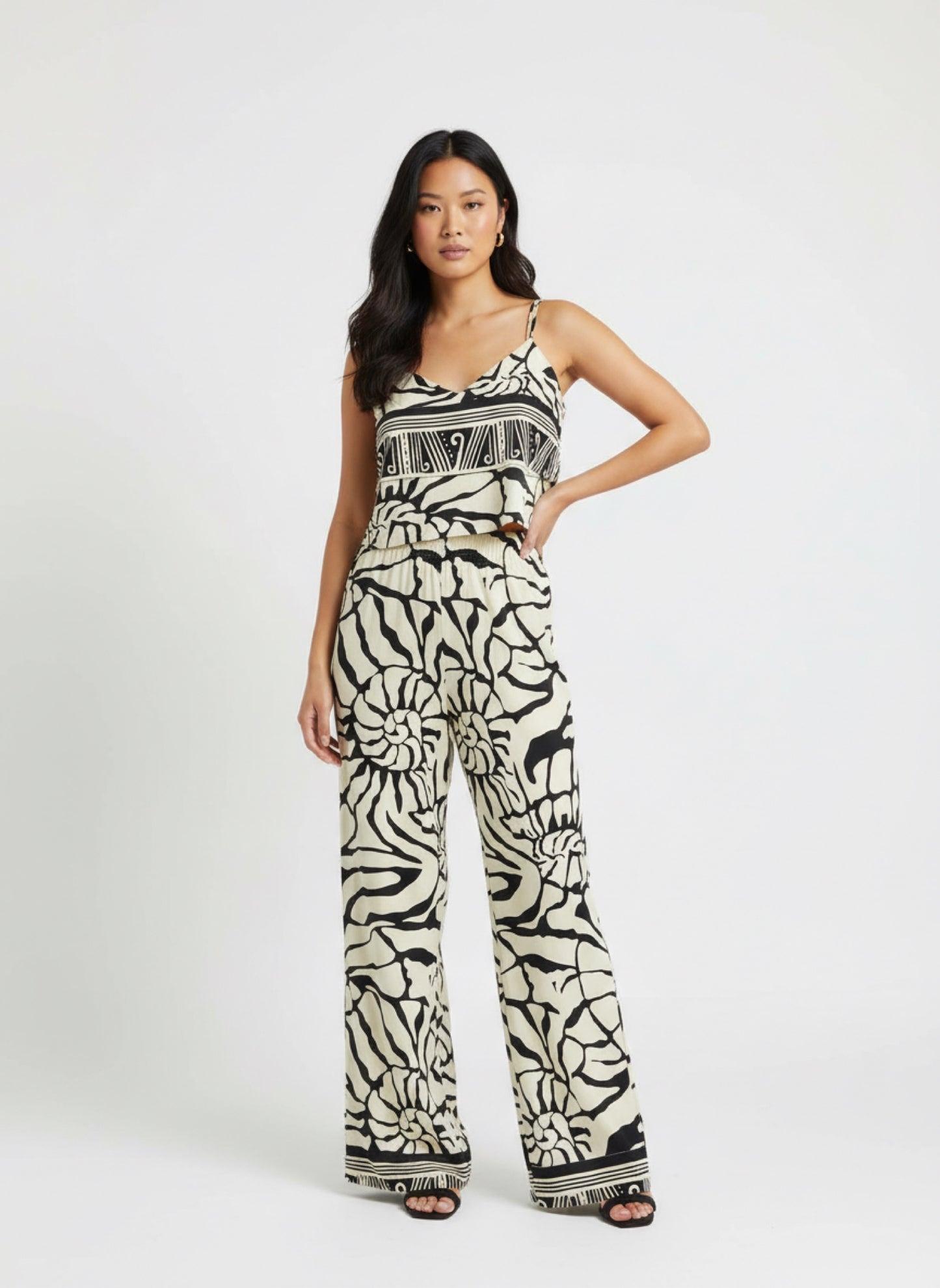 TERRA PRINT BLACK SET