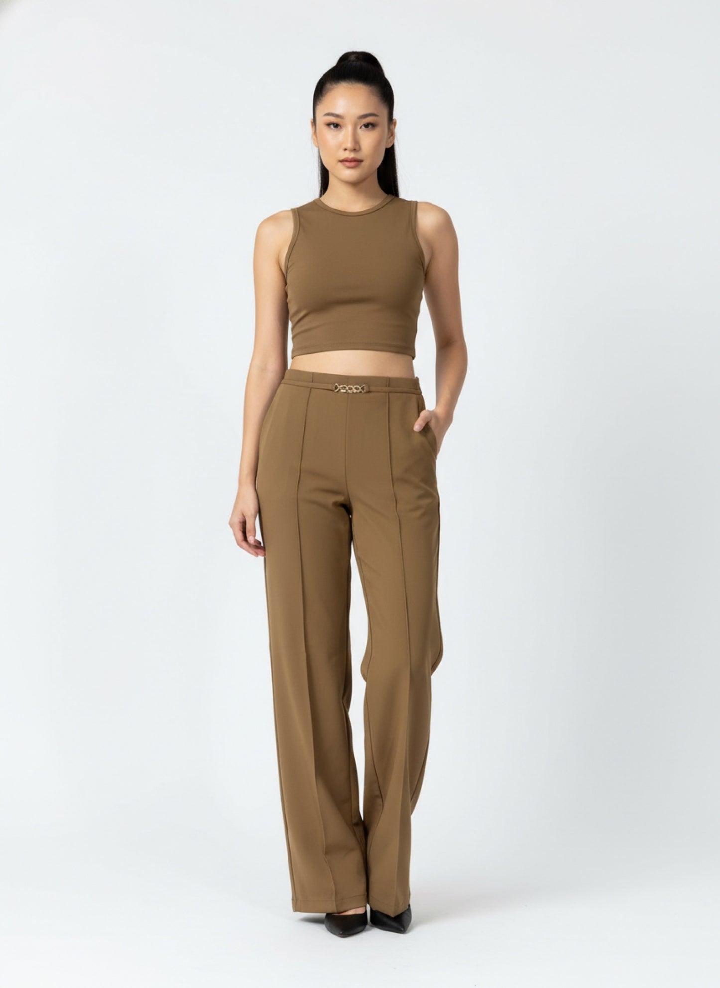 MOCHA LONG PANTS
