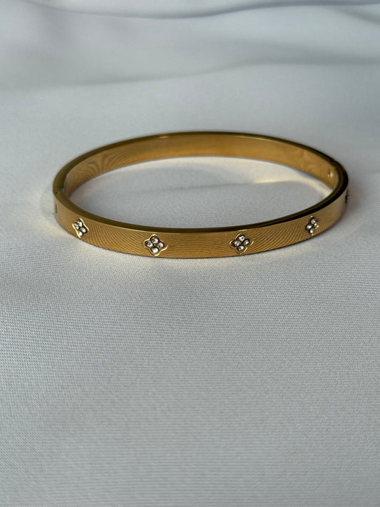 BANGLE - DAISYS EN ZIRCONIAS