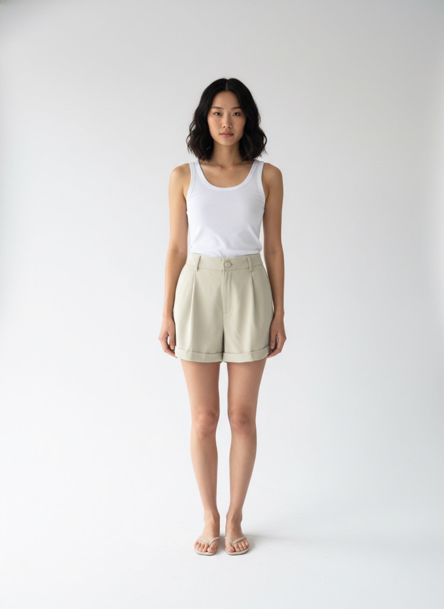 LIGHT GREEN EVERY DAY SHORTS